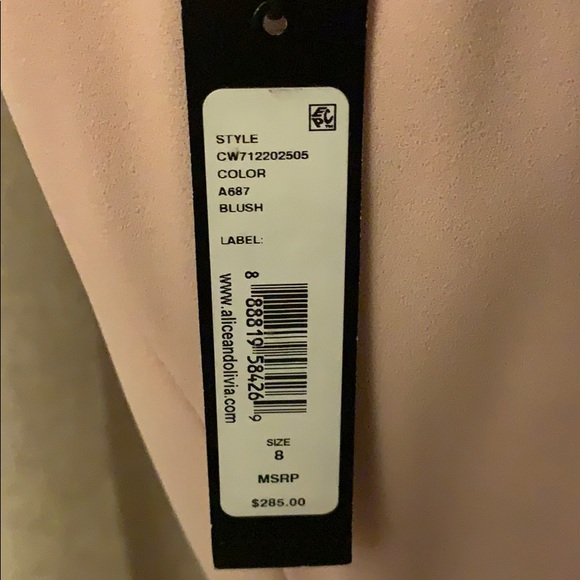 Alice + Olivia Pleated Drop Waist - Picture 4 of 5